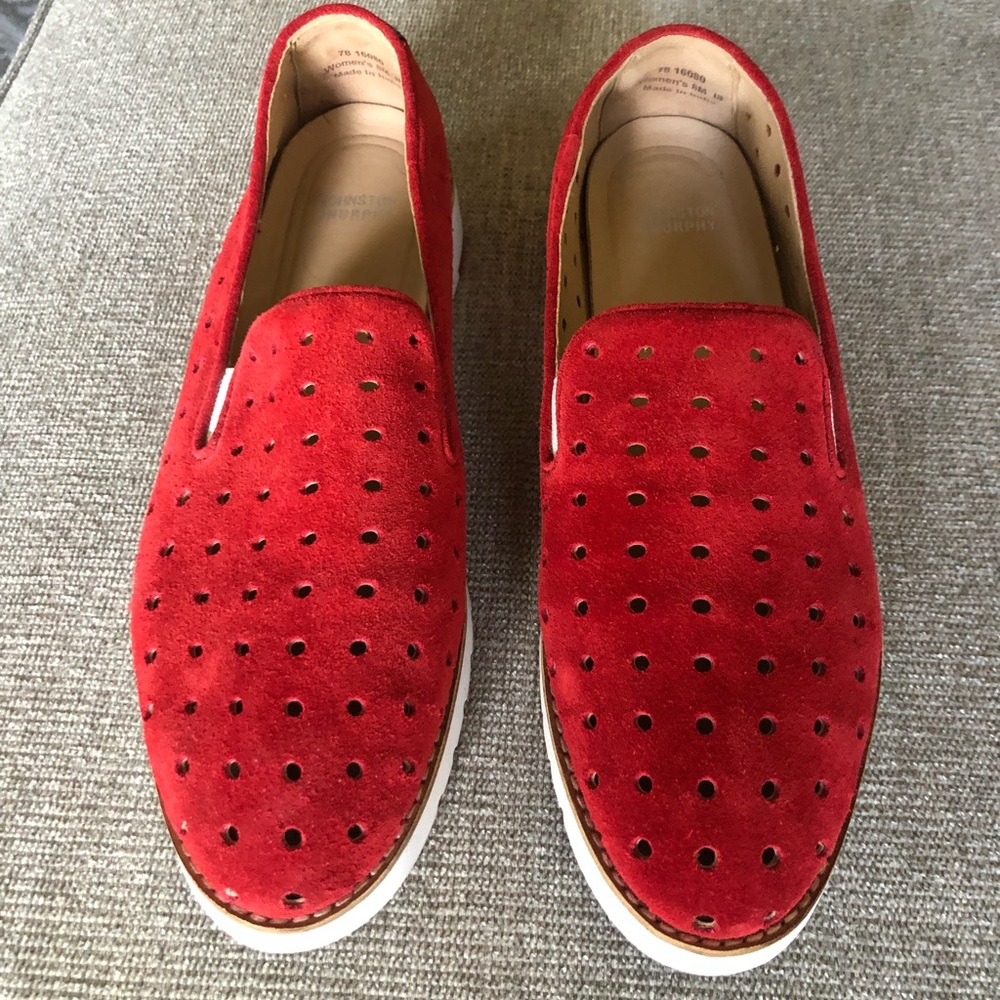 Johnston & Murphy Red Leather Sport Shoe
